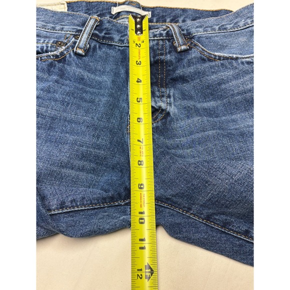 Abercrombie & Fitch Slim Straight Jeans Blue Wash Women's Size 26X30 Button Fly - Picture 12 of 15